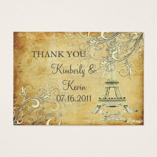 Customizable PixDezines la tour eiffel/paris Business Card