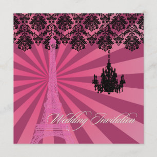 PixDezines la tour eiffel/paris Invitation