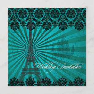 PixDezines la tour eiffel/paris Invitation
