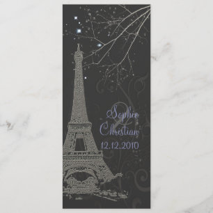 PixDezines la tour eiffel/paris Invitation