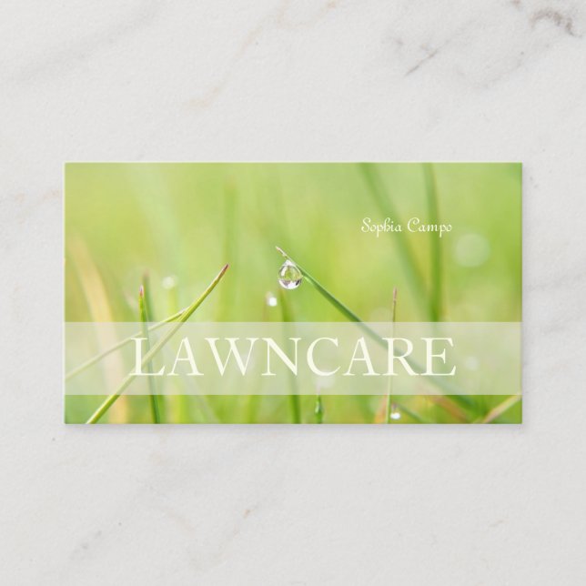 PixDezines lawn care/gardener/DIY fonts Business Card (Front)