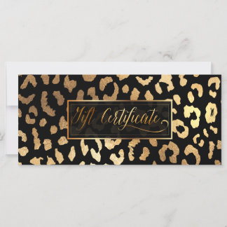 PixDezines Leopard/Faux Gold/Gift Certificate