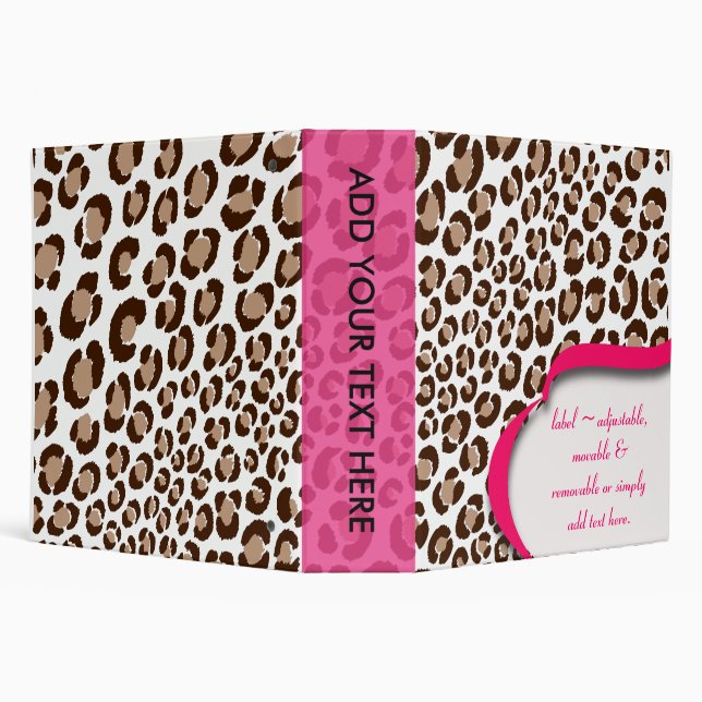 PixDezines Leopard print binders (Background)