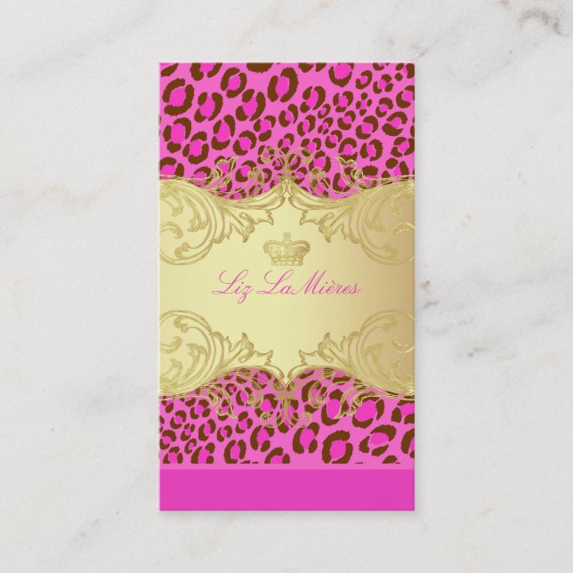 PixDezines Leopard spots / business cards (Front)