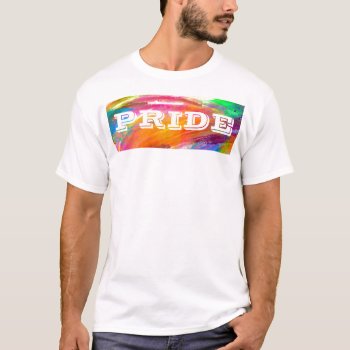 Pixdezines Lgbt Rainbow Pride T-shirt by PixDezines at Zazzle
