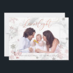 PixDezines Love  Light Hanukkah Marble Snowflakes Holiday Card<br><div class="desc">Pixdezines love and light Hanukkah Blessings cards,  snowflakes in faux rose gold and silver.  "Love & Light" in fun modern script font.  Removable marble background in grey with zazzle's filter we changed it to pink tone.  DIY  trim,  fonts,  and fonts' colors.

Copyright © 2008-2018 PixDezines™.  All rights reserved.</div>