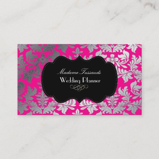 Customizable PixDezines Loyalty card baroque damask/DIY color Business Card Template