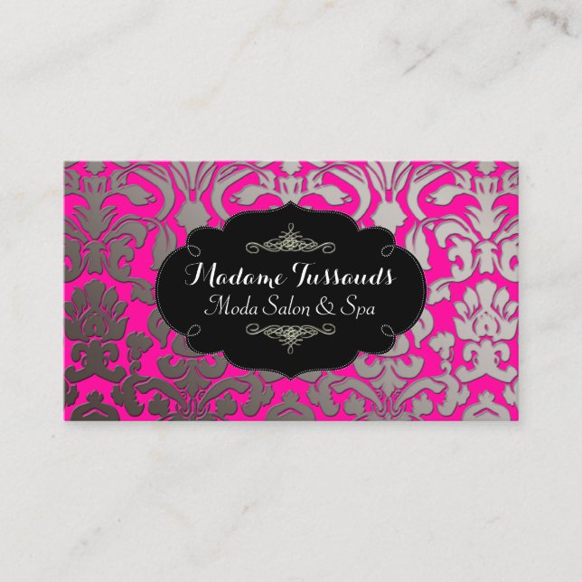 PixDezines loyalty cards/flora damask (Front)