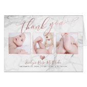 PixDezines Marble Baby Shower/Photos Thank You (Front Horizontal)