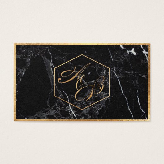 PixDezines Marble+Faux Gold Elegant Script /Gift (Front)
