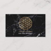 PixDezines Marble/Flower of Life/Faux Gold