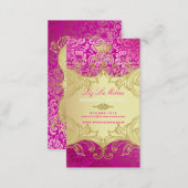 PixDezines Marie Antoinette en Oro Business Card (Front/Back)