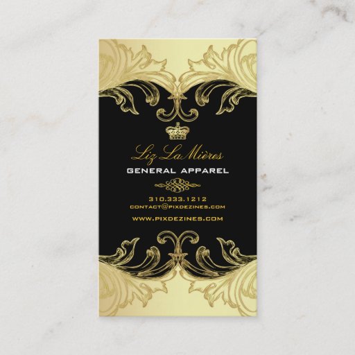 Customizable PixDezines Marie Antoinette on Pique Damask Business Card Template