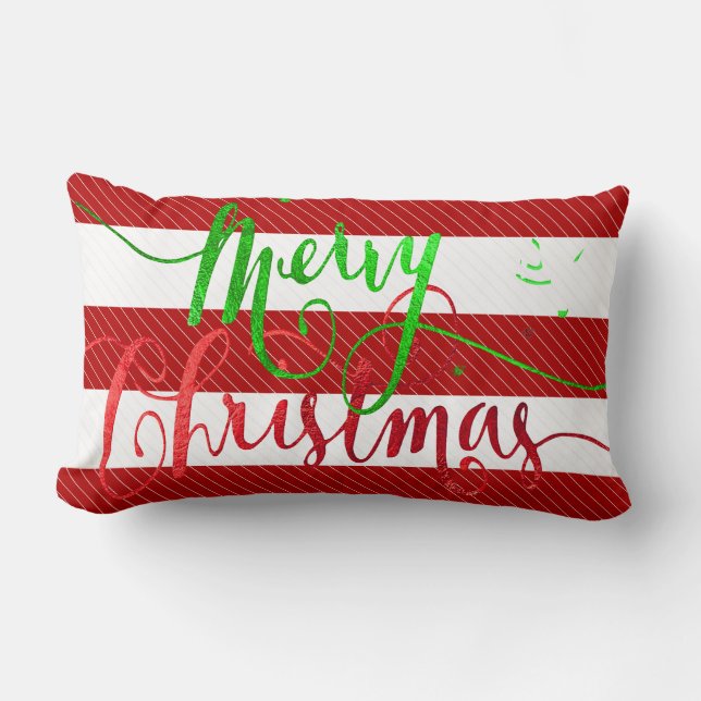 PixDezines Merry Christmas, Baby it's cold outside Lumbar Pillow (Front)