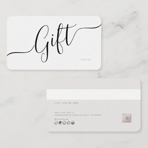 PixDezines Minimalist E Gift Card