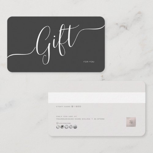 PixDezines Minimalist E Gift Card