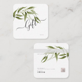 PixDezines Minimalist Eucalyptus E Gift Card