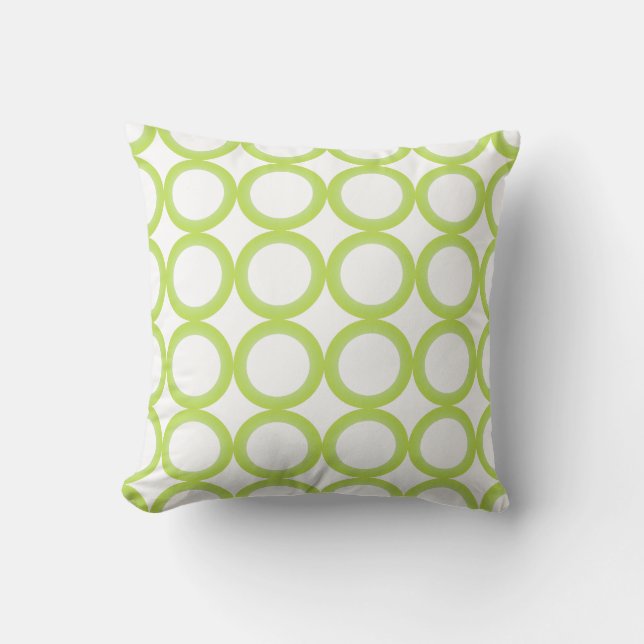 PixDezines mod rings/moss green/diy background Throw Pillow (Front)