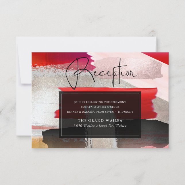 PixDezines Modern Watercolor Red Black (Front)