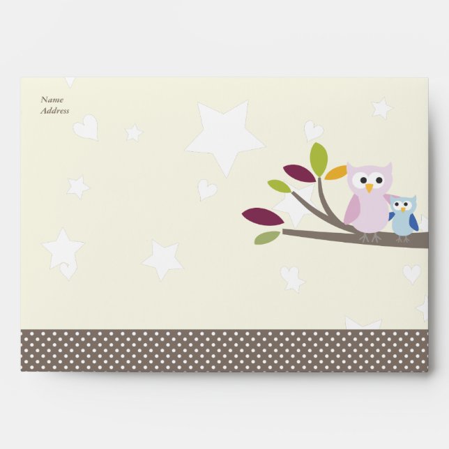 PixDezines Mommy+baby for a baby shower Envelope (Front)