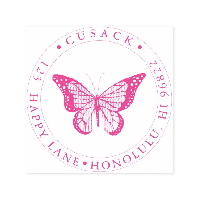 PixDezines Monarch Butterfly Self-inking Stamp (Design)