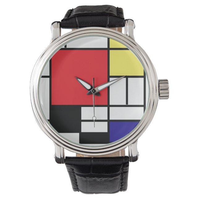 PixDezines Mondrian Art Watch (Front)