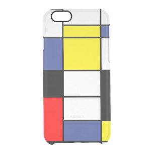PixDezines Mondrian Clear iPhone 6/6S Case