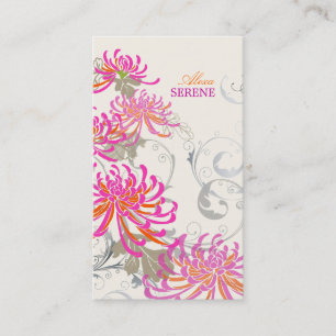 PixDezines mums+swirls/diy colors Business Card