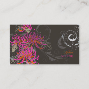 PixDezines mums+swirls/diy colors Business Card