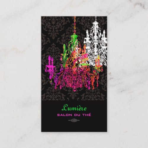 PixDezines murano glass chandeliers/DIY fonts Business Card Templates