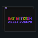 PixDezines Neon Lights Bat Mitzvah Invitation<br><div class="desc">PixDezines neon sign with light bulbs bar mitzvah.. 

To view more of our mitzvah collections,  copy paste this URL:
www.zazzle.com/pixdezines mitzvah?rf=238007904023613149

✡ Copyright © 2008-2016 PixDezines.com™ and PixDezines™ on Zazzle.com. All rights reserved.</div>