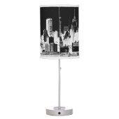 PixDezines New York skyline Table Lamp (Back)