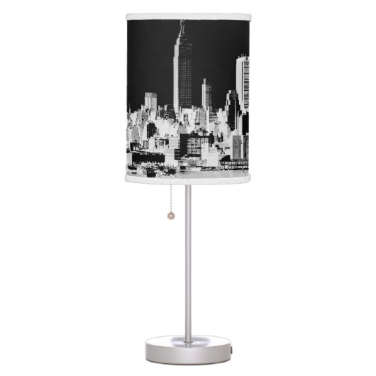 PixDezines New York skyline Table Lamp (Right)