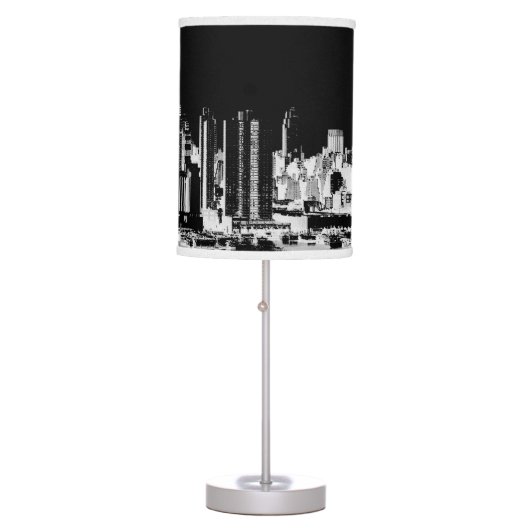 PixDezines New York skyline Table Lamp (Front)