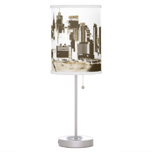 PixDezines New York skyline Table Lamp