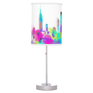 PixDezines New York skyline Table Lamp