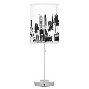PixDezines New York skyline Table Lamp