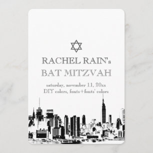 PixDezines NYC urban/bat mitzvah Invitation