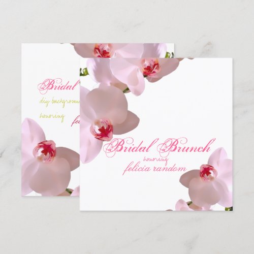 PixDezines orchids/phalaenopsis Custom Invites