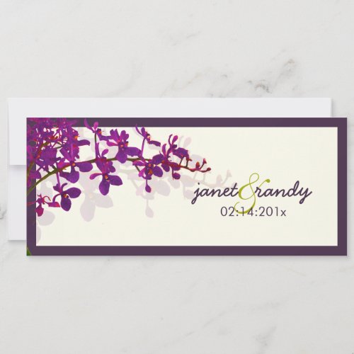 PixDezines orchids/renanthera Personalized Invite