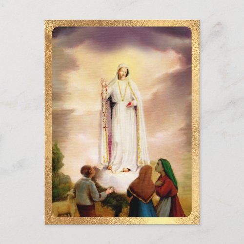 PixDezines Our Lady of Fatima Postcard