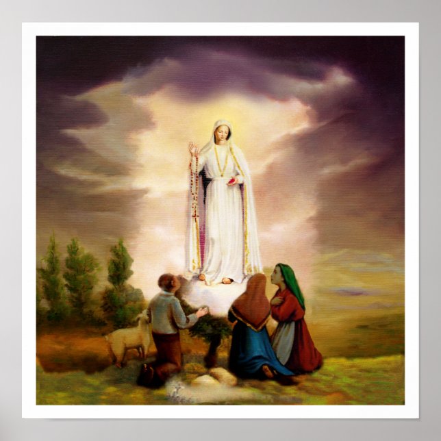 PixDezines Our Lady of Fatima poster (Front)