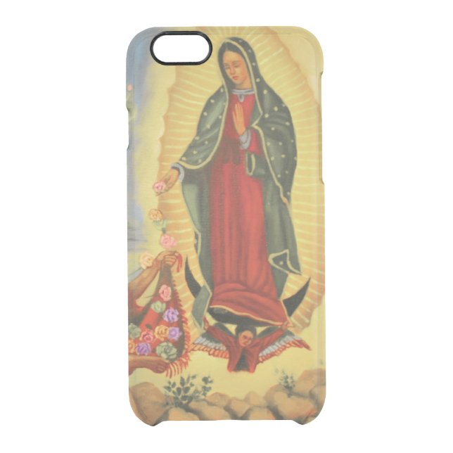 PixDezines Our Lady of Guadalupe Uncommon iPhone Case (Back)
