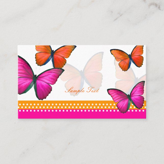 PixDezines Papillon/mitzvah place cards (Front)