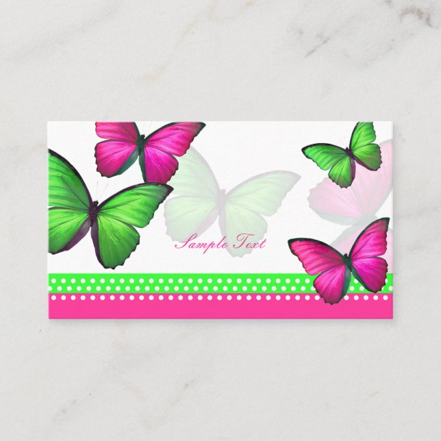 PixDezines Papillon/mitzvah place cards (Front)