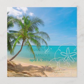 Pixdezines Paradise/tropical Island Invitation by custom_stationery at Zazzle