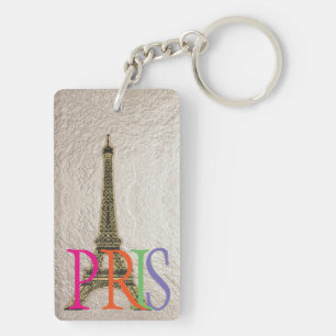 PixDezines Paris/Eiffel Tower/DIY color Keychain