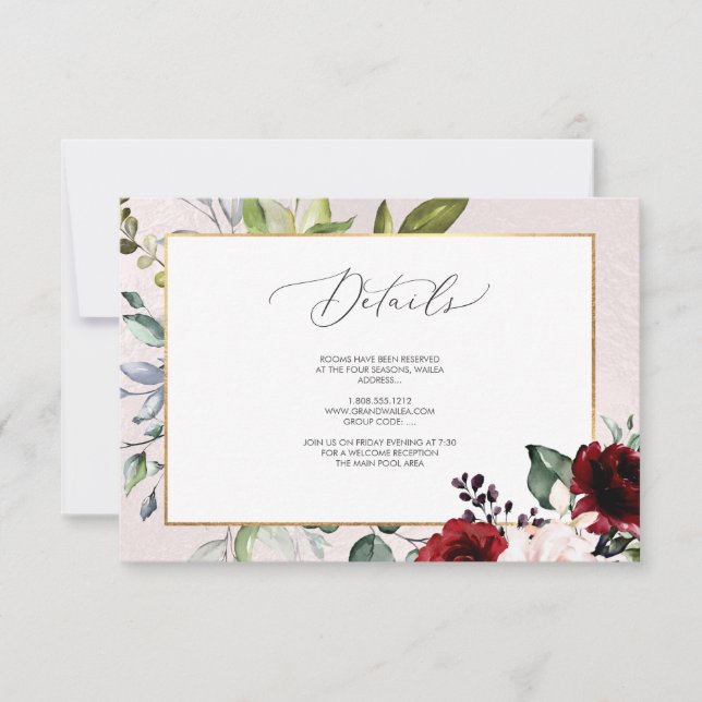 PixDezines Passionate Blooms DETAILS CARDS (Front)