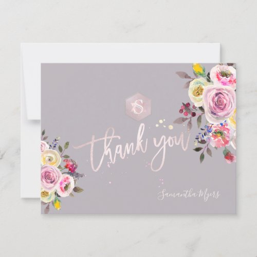 PixDezines Pastel Roses  Mitzvah Thank You RSVP Card