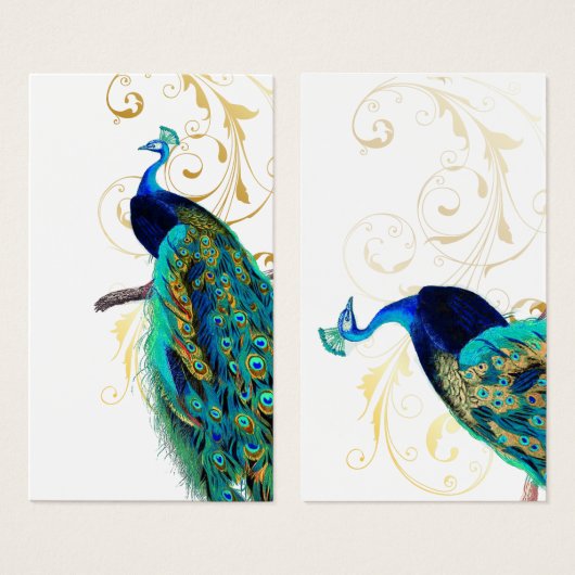 PixDezines PEACOCK/AQUA BLUE/filigree/diy bckgrnd (Front & Back)